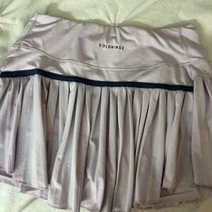 Goldhinge Pleated Tennis Skirt in Lavender